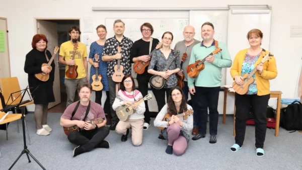 Ukulenka - ukulele workshop - skupinové foto